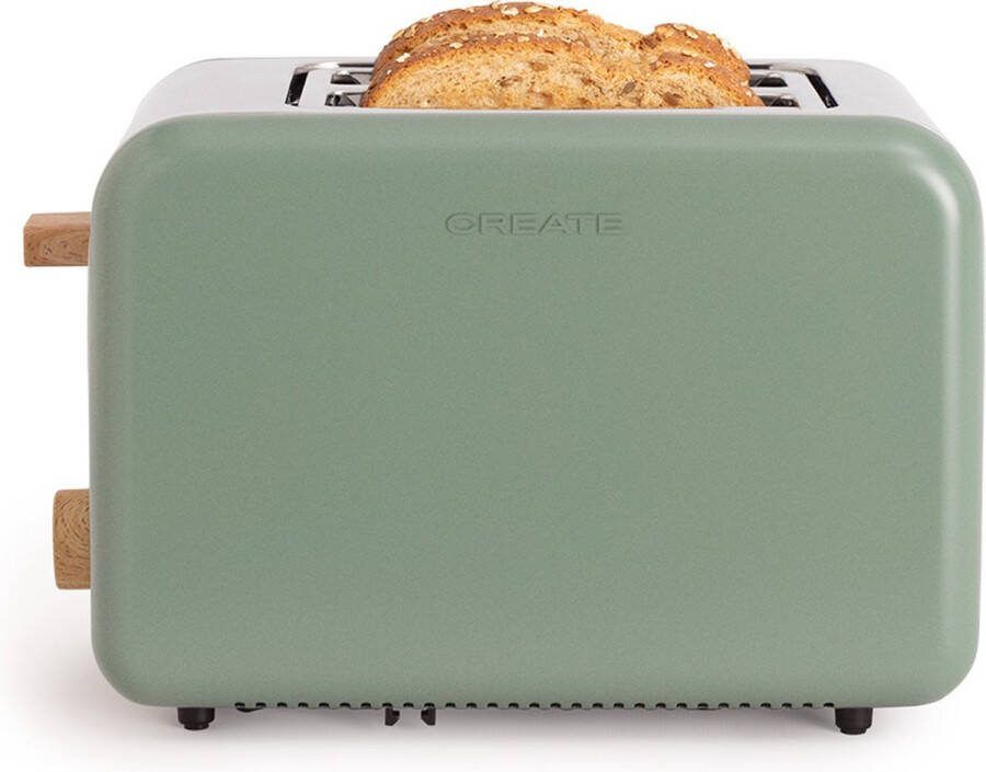 Create Broodrooster Voor Medium 6 niveaus 850W Sage TOAST RETRO