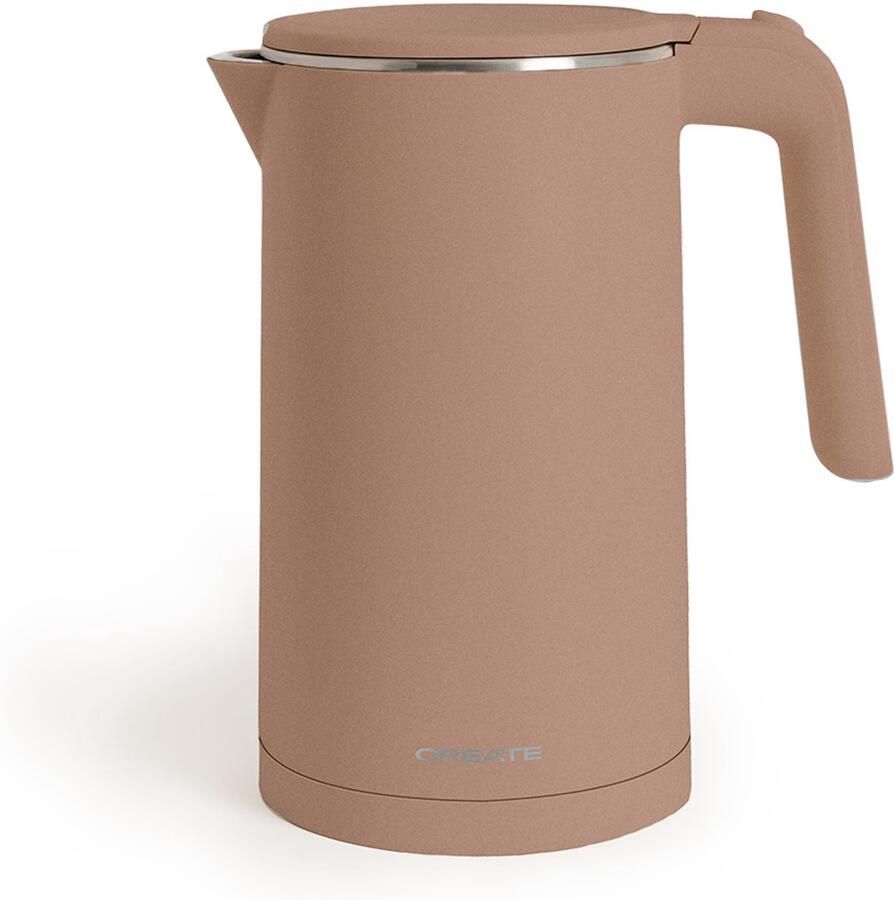 Create 1 L elektrische waterkoker met temperatuurregeling 1000W Mokka KETTLE STUDIO PRO