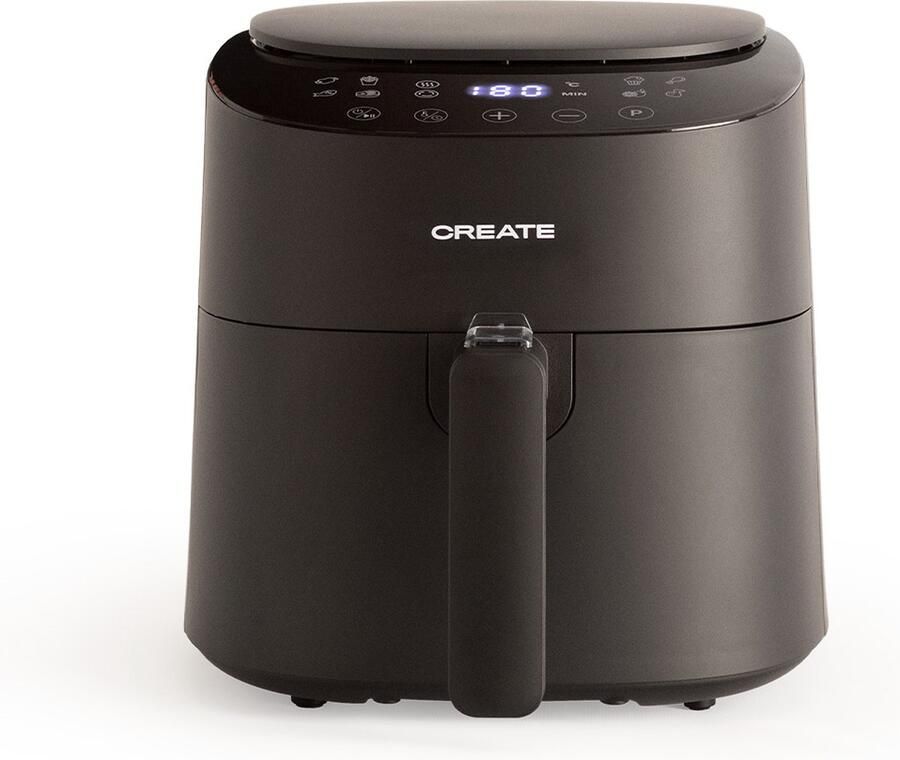 Create FRYER AIR PRO COMPACT Olievrije friteuse 3 5L 8 voorgeïnstalleerde programma's 220°C Zwart - Foto 2