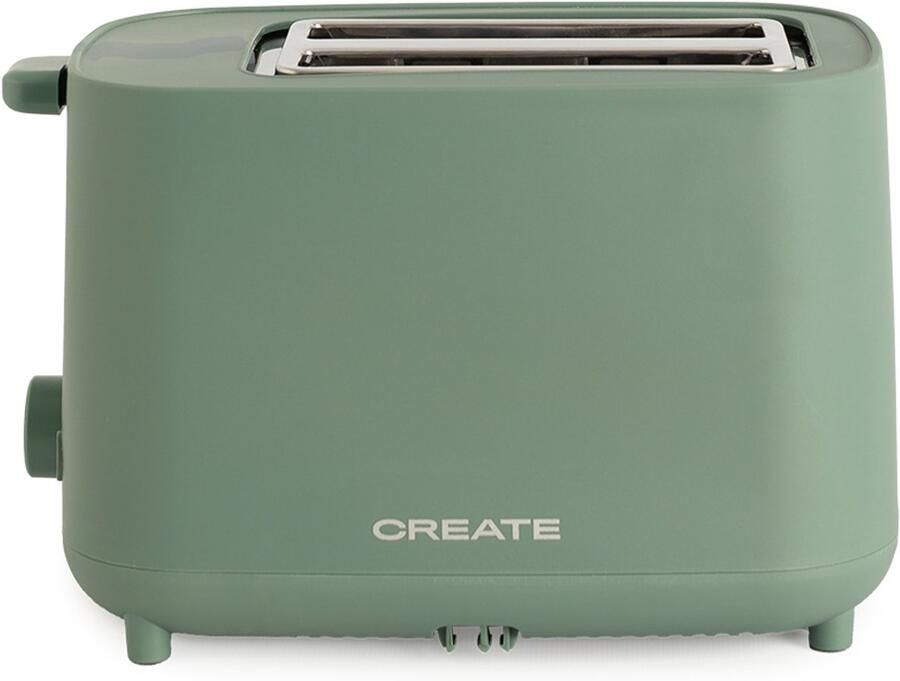 Create Broodrooster van 750 W Met beveiligingssysteem Zes vermogensniveaus Sage- TOAST STUDIO