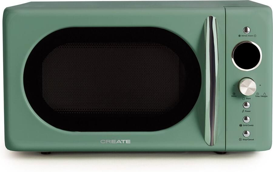 ‎CREATE Digitale magnetron-grill 900 W Sage MICROWAVE RETRO