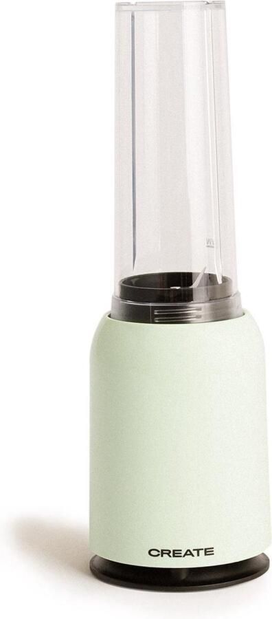 Create Draagbare Glazen Blender Sappen Shakes of Smoothies 400ml Groen MOI SLIM