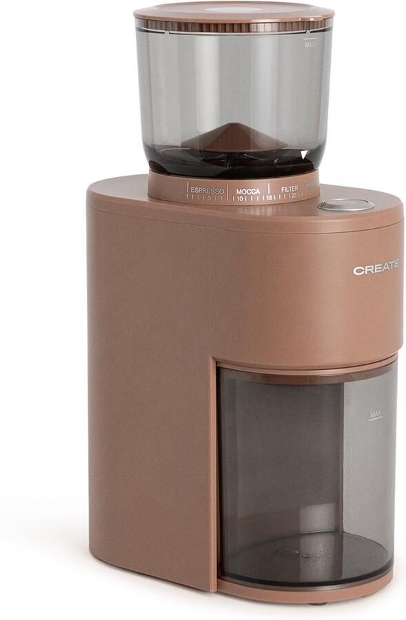 Create Koffiemolen met reservoir en 38 maalstanden Mokka COFFEE GRINDER STUDIO PRO