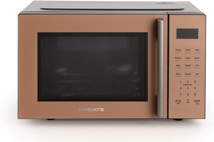 Create Magnetron 23L met grill- en ovenfunctie 1000W Mokka MICROWAVE STUDIO