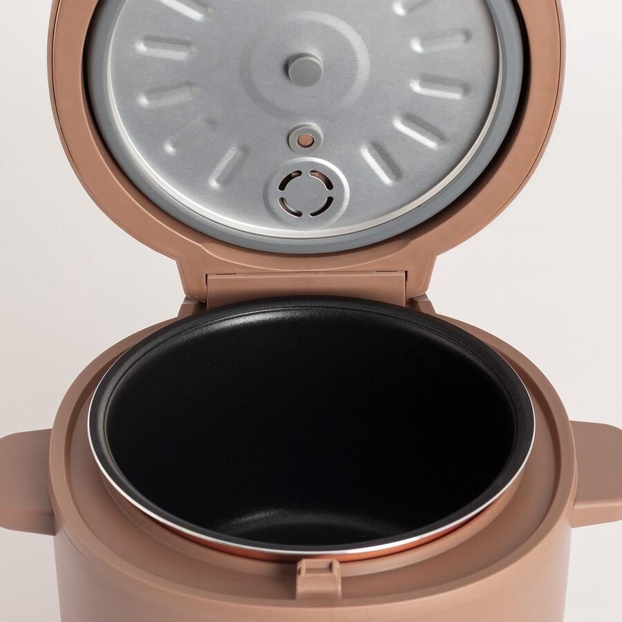 ‎CREATE Multifunctionele elektrische rijstkoker met stoommandje Mokka 3L RICE COOKER STUDIO