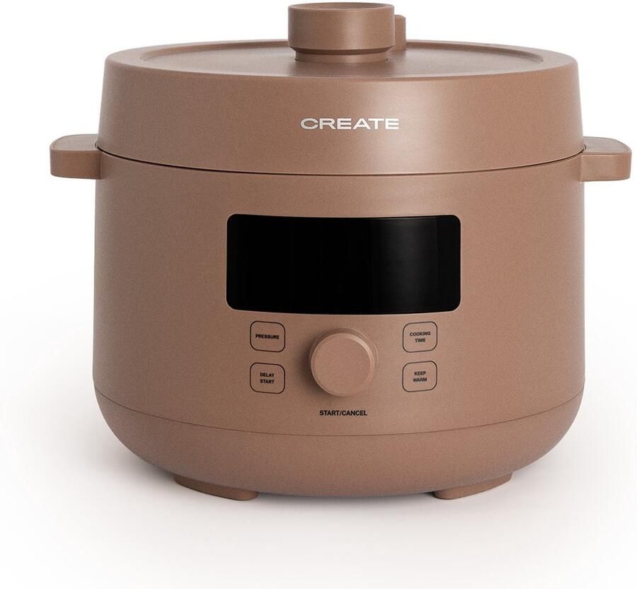 ‎CREATE Programmeerbare multifunctionele elektrische snelkookpan Mokka 4L PRESSURE COOKER STUDIO