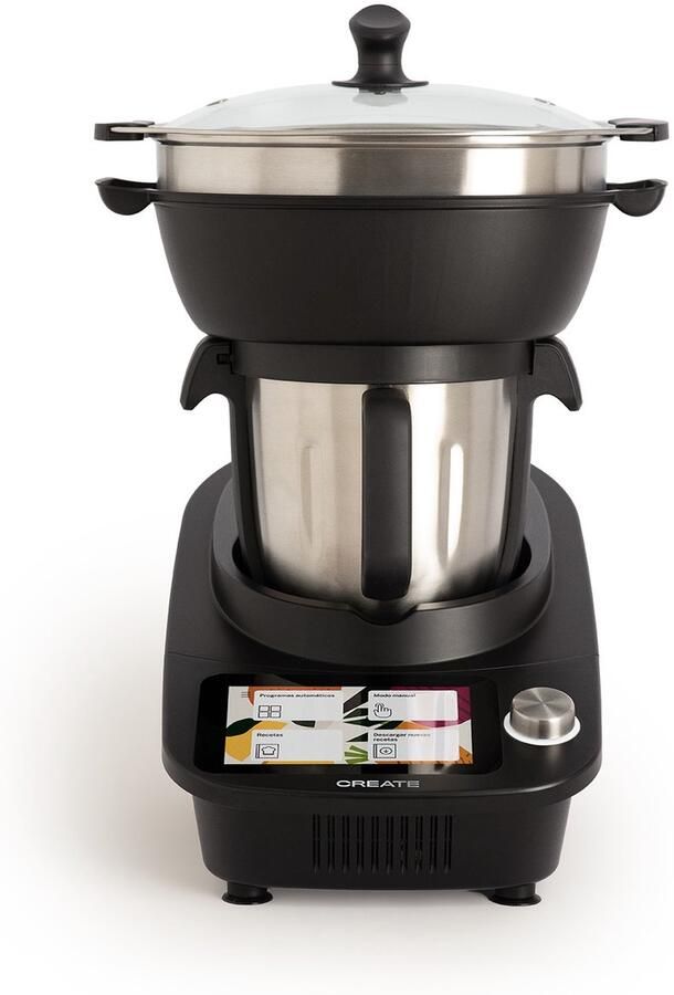 Create Slimme multifunctionele keukenrobot met touchscreen CHEFBOT TOUCH PRO CONNECT