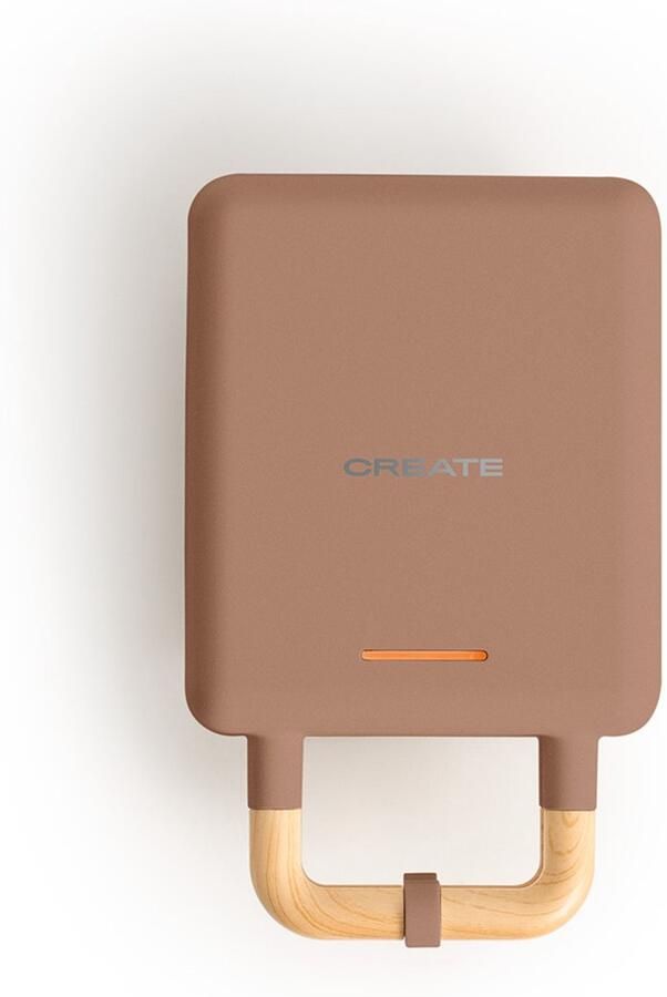 Create Tosti-ijzer grill en wafelijzer met verwisselbare platen Mokka Individueel STONE STUDIO