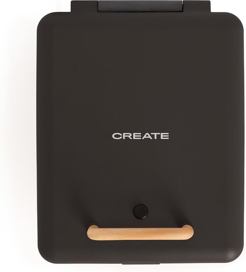 Create Tosti-ijzer grill en wafelijzer met verwisselbare platen Zwart Viervoudig STONE STUDIO