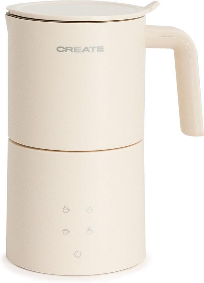 Create Vaatwasserbestendige melkopschuimer en -verwarmer Gebroken wit MILK FROTHER STUDIO PRO