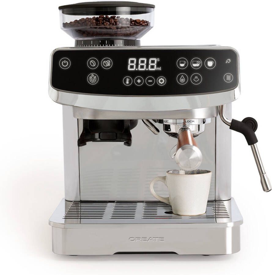 Create Halfautomatische espressomachine met touchscreen- 20 bar en NTC- THERA ADVANCE TOUCH