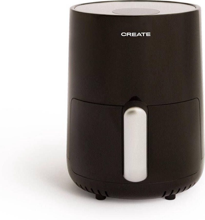 Create Heteluchtfriteuse 1 5L 2 porties met extra knapperig resultaat 80ºC tot 200ºC Zwart- AIR FRYER