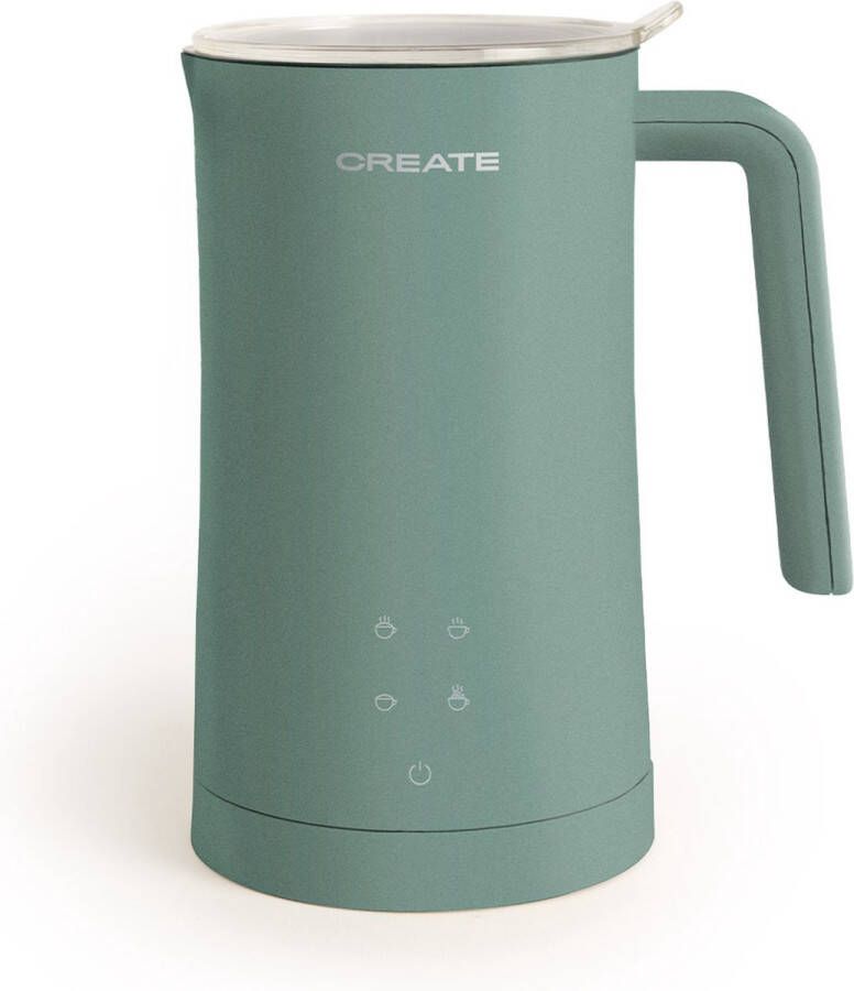 Create MILK FROTHER STUDIO Verwarmer voor melkopschuimer 580ml 75 °C Donkergroen