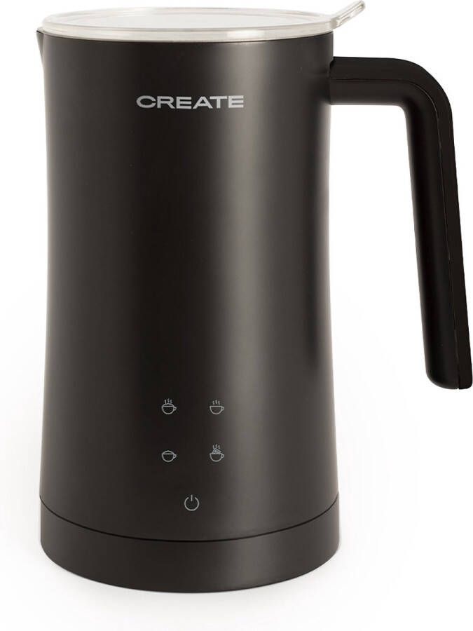 Create MILK FROTHER STUDIO Verwarmer voor melkopschuimer 580ml 75 °C Zwart