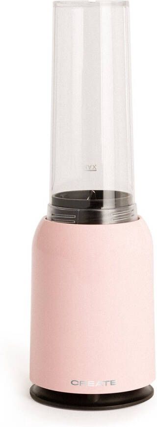 Create MOI SLIM Draagbare Glazen Blender Sappen Shakes of Smoothies 400ml Roze - Foto 2