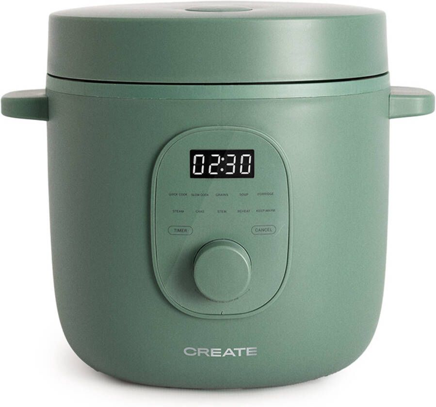 Create Multifunctionele elektrische rijstkoker met stoommandje RICE COOKER STUDIO 1 2L