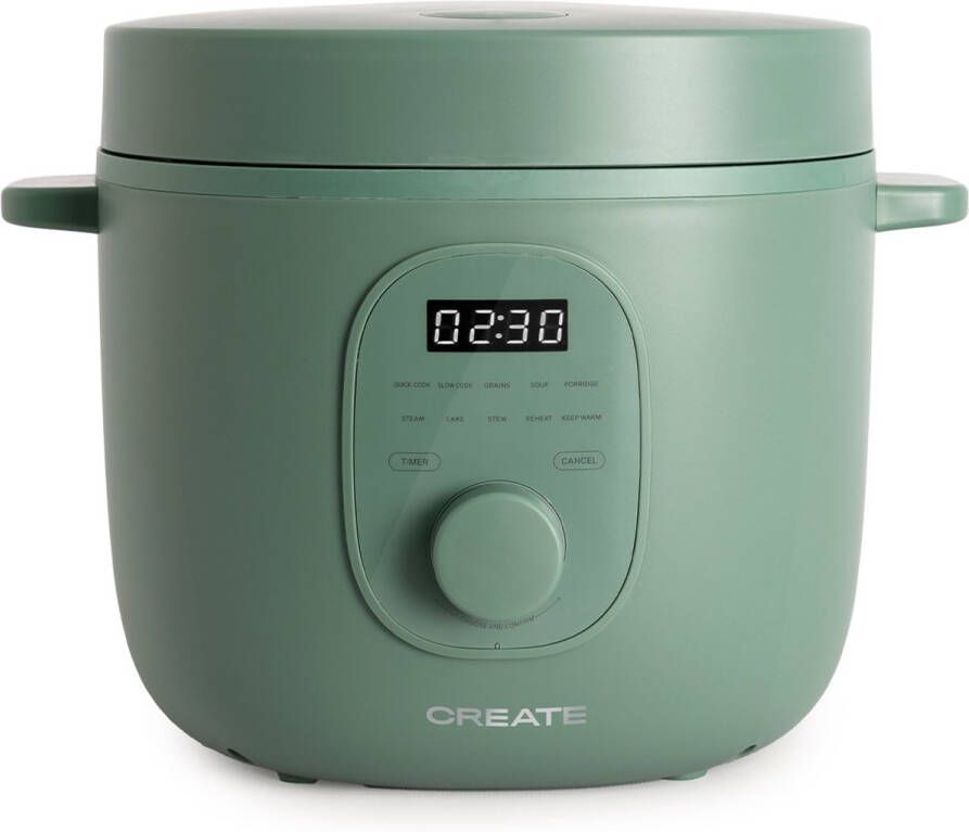 Create Multifunctionele elektrische rijstkoker met stoommandje RICE COOKER STUDIO 3L