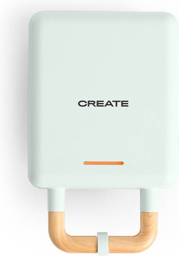 Create Tosti-ijzer grill en wafelijzer met verwisselbare platen Pastel blauw Individueel- STONE STUDIO