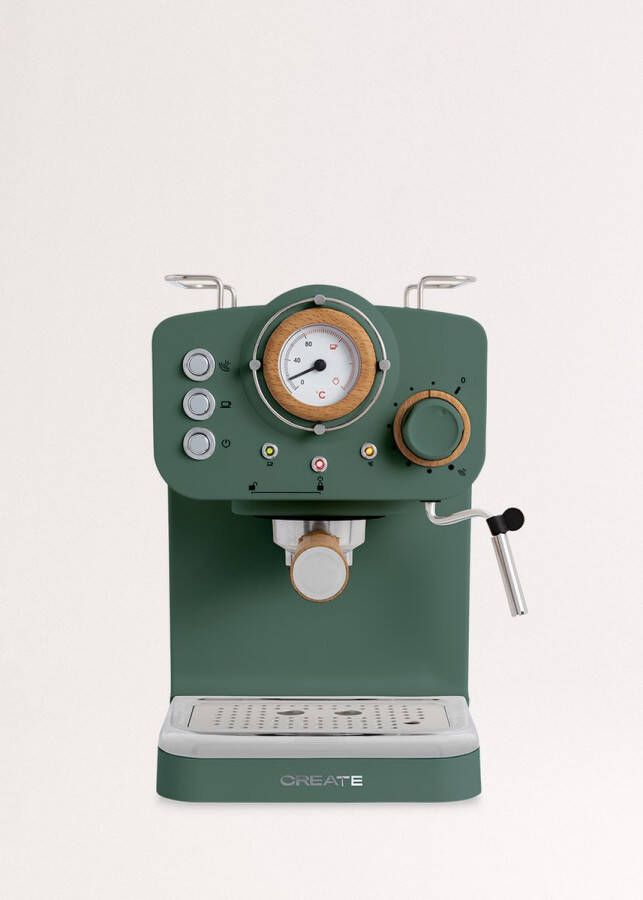 Create Koffiemachine Express Sage Gemalen koffie Espresso Cappuchino Machiato Americano THERA MATT RETRO - Foto 4