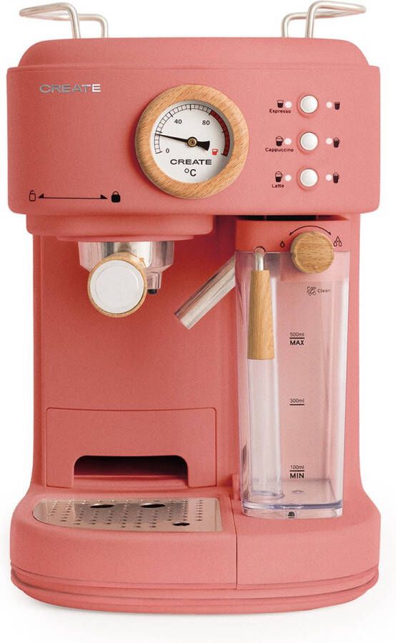 Create THERA RETRO PRO cafetera espresso semiautomática 20bar