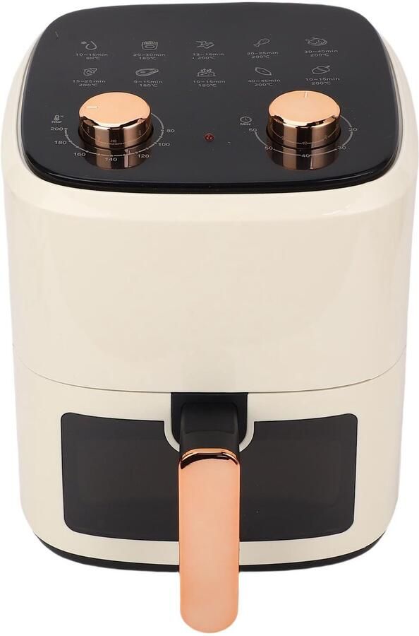 Creatorally Airco Keuken Friteuse Olievrij Multifunctioneel Volledig Automatisch 5 5L Grote Capaciteit voor Thuis Zichtbaar