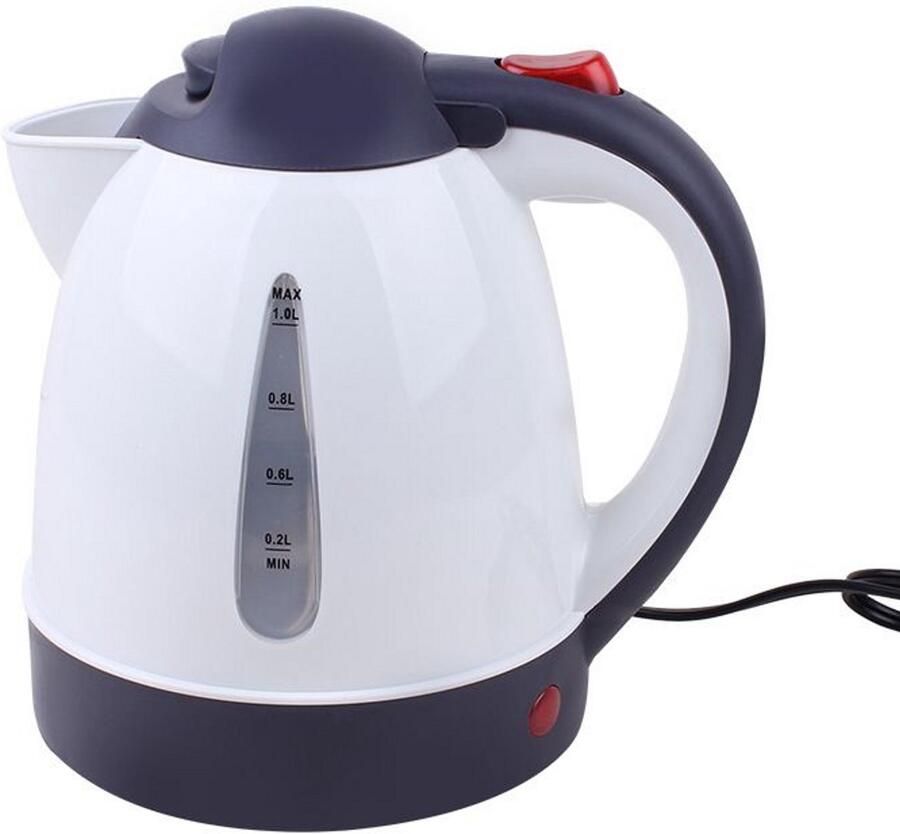 Creatorally Draagbare elektrische waterkoker voor in de auto 1000 ml voor op reis sigarettenaansteker auto vrachtwagen verwarmd water thee koffie waterkoker automatische uitschakeling