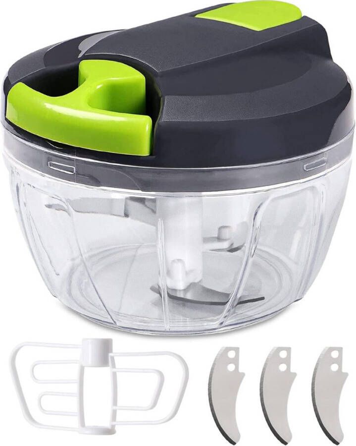 CRLYN Chopper Hakmolen Groentesnijder Electrisch Transparant - Foto 2