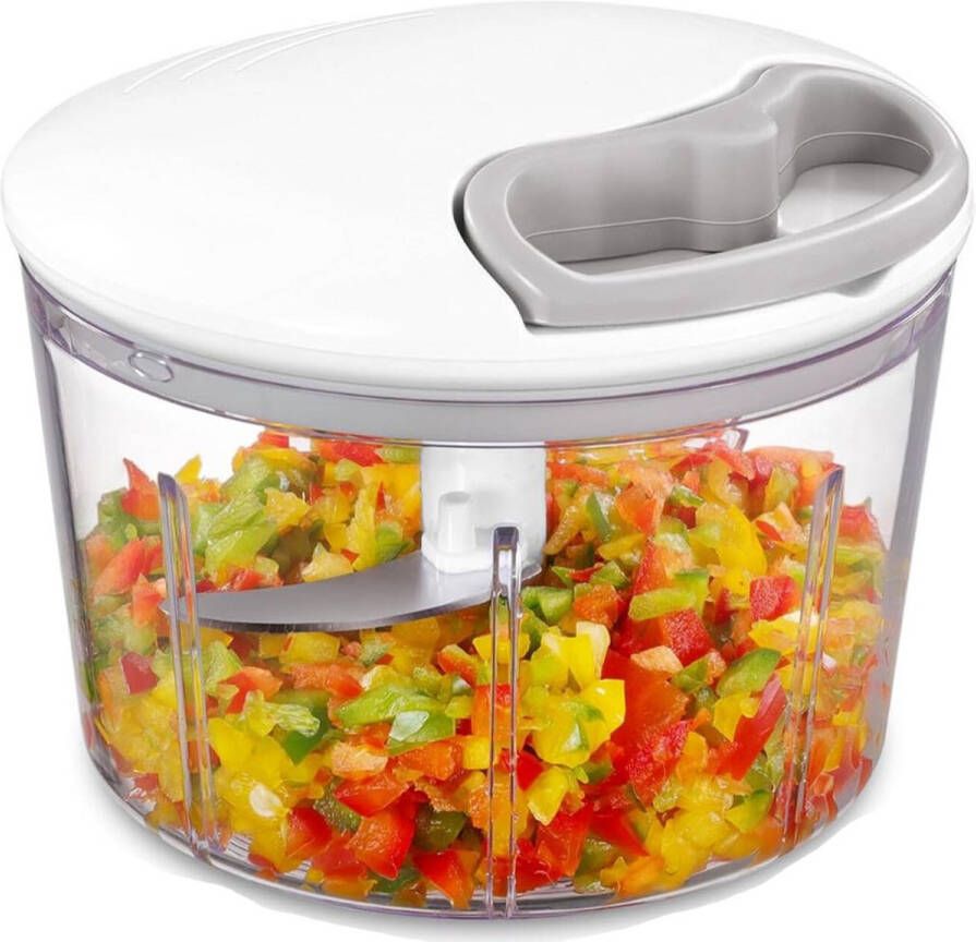 CRLYN Chopper Hakmolen Groentesnijder Electrisch Transparant