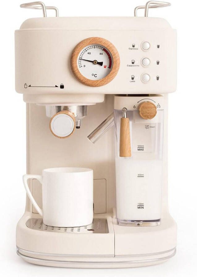 CRLYN Espressomachine Koffiezetapparaat Koffiemachines Beige