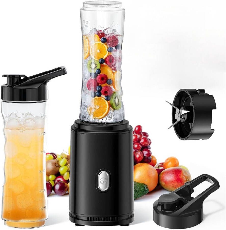 CRLYN Milkshake Machine Smoothie Maker Beker Zwart - Foto 2