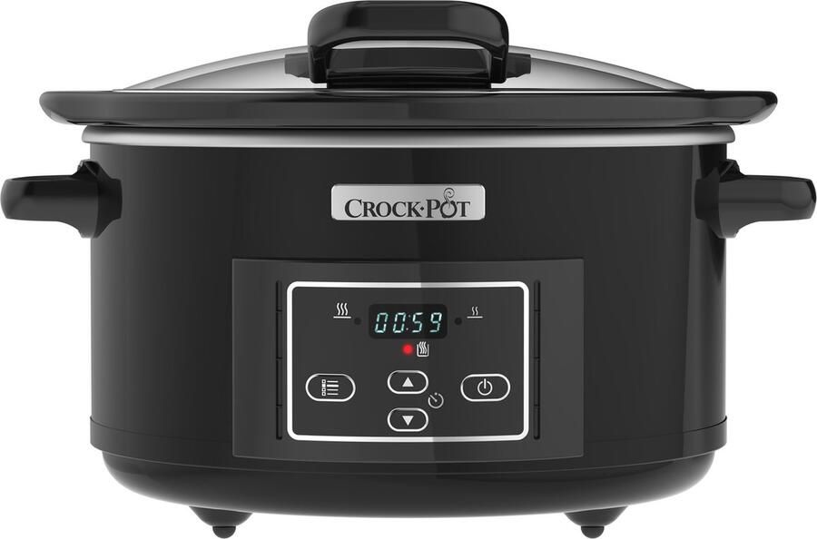 Crock-Pot CrockPot Slow Cooker zwart 4 7L Klapdeksel new DNA