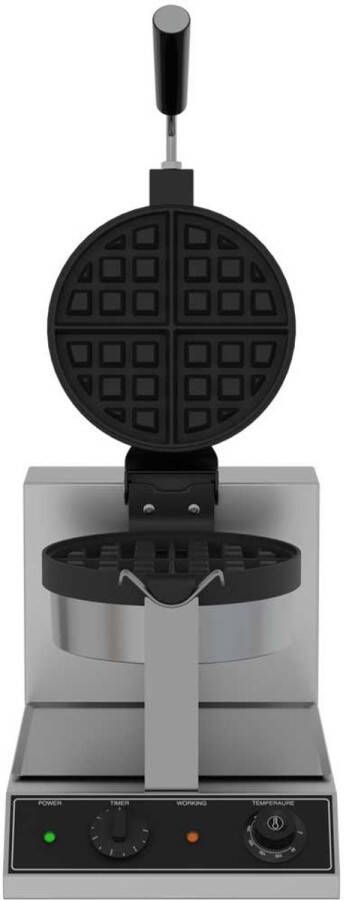 CUBO Belgische-wafelijzer Enkel rond Elektrisch CS-WAF1