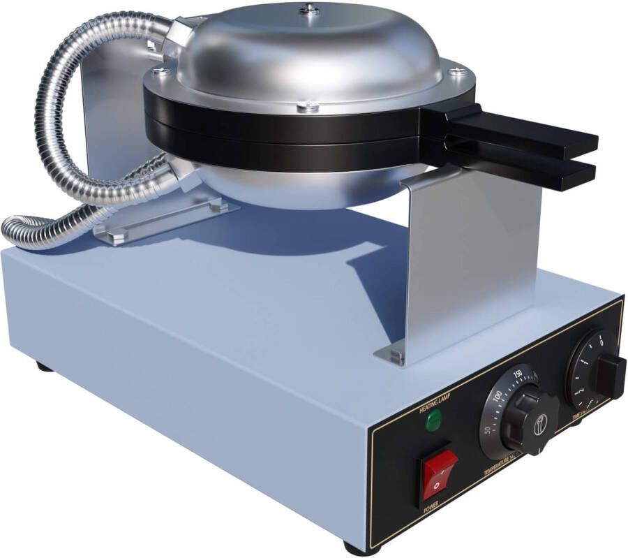 CUBO Bubbel-wafelijzer Enkel Handmatig 1.3 kW CS-BWM