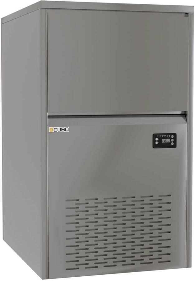 CUBO IJsblokjesmachine 120kg output 60kg opslag geschikt voor onder het aanrecht CS-IM120