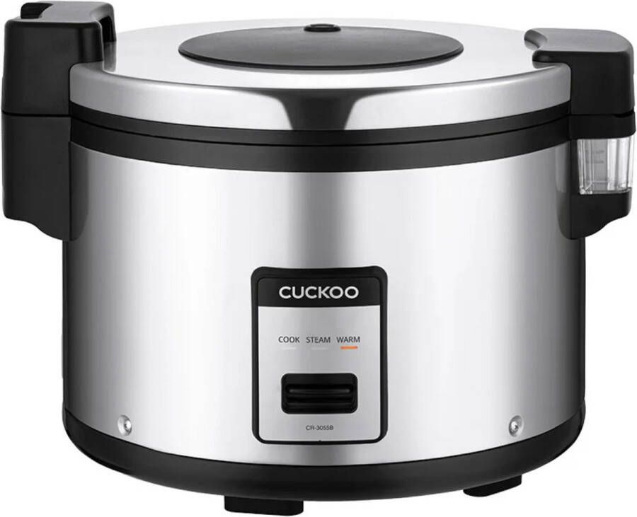 Cuckoo CR3055 Rijstkoker Professionele Rijstkoker Horeca 5.4L 30 personen Warmhoudfunctie RVS behuizing rvs
