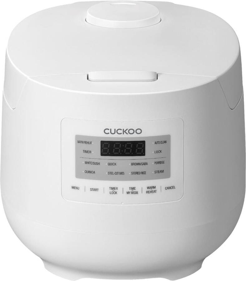 Cuckoo CR-0641F Rijstkoker Wit Anti-aanbaklaag Met maatbeker Rijstkookfunctie
