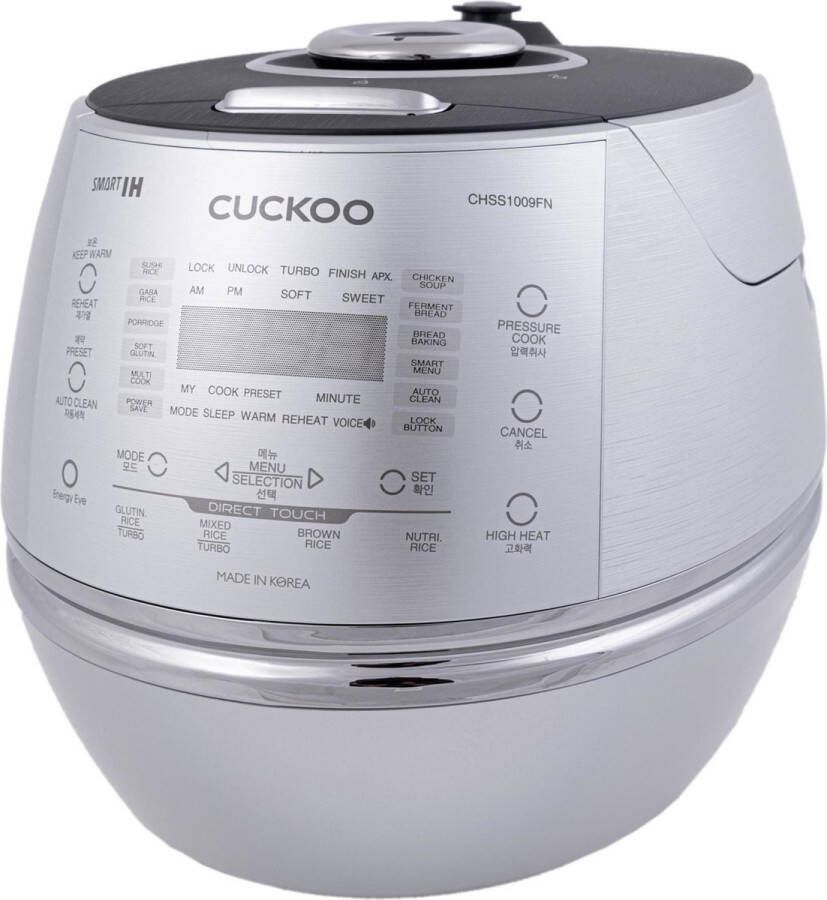 Cuckoo Reiskocher 1.80l CRP-CHSS1009FN Induktions-druk - Foto 1