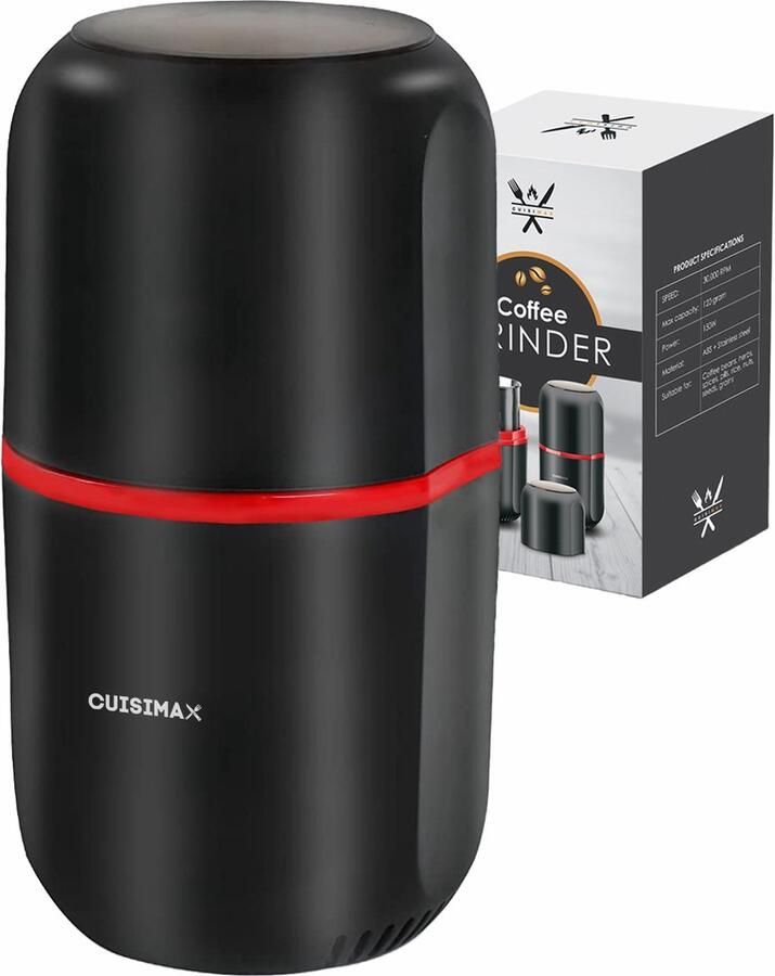Cuisimax Elektrische koffiemolen One touch bediening Koffiebonen maler Kruidenmolen - Foto 2