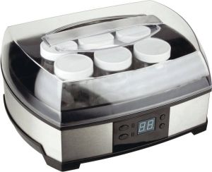 Cuisinart 2-in-1 Yoghurt- & Kaasmaker YM400E 6 glazen potten 125ml 2 kunststof potten 250ml