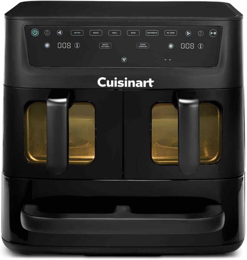 Cuisinart Tri Zone 13 6 L Airfryer & Oven 3 zones Heteluchtfriteuse (2x4 3 L + 5 L) 9 functies Sync Cooking PFAS-vrije keramische coating 2520 – 3000W Zwart