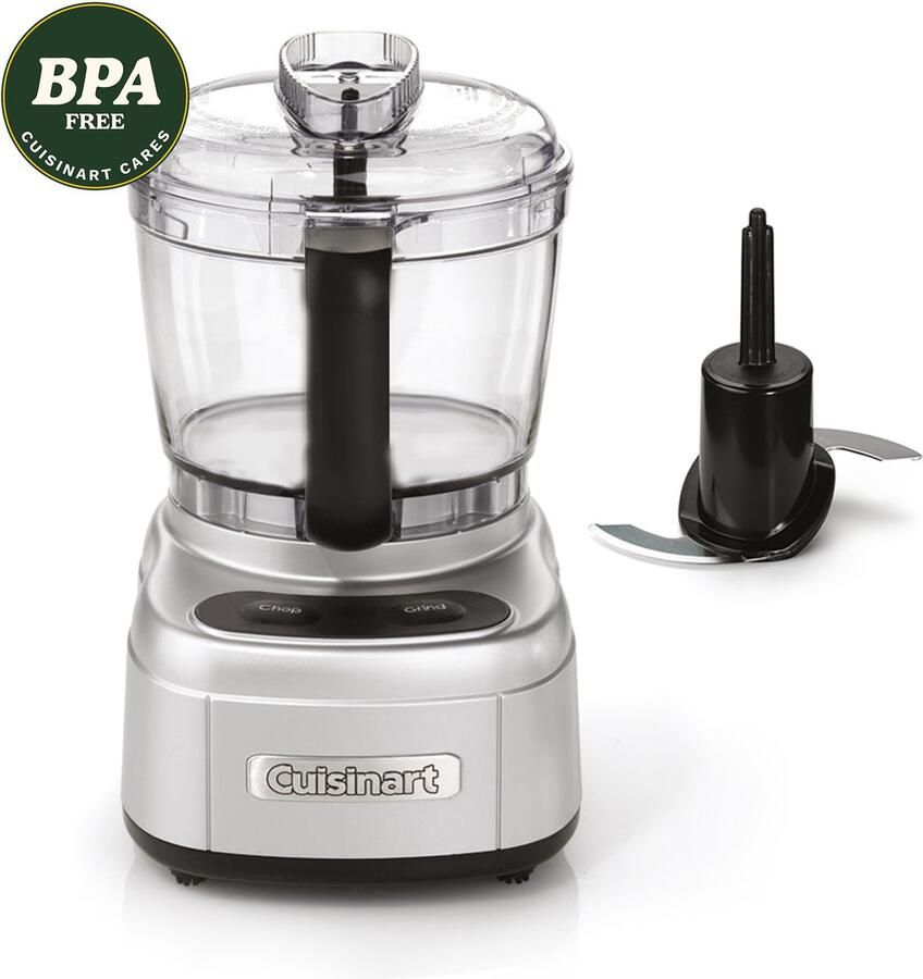 Cuisinart Mini Prep Pro Compacte mini keukenmachine Mixer Pulsefunctie en druppelgaten Zilver 900ml - Foto 2