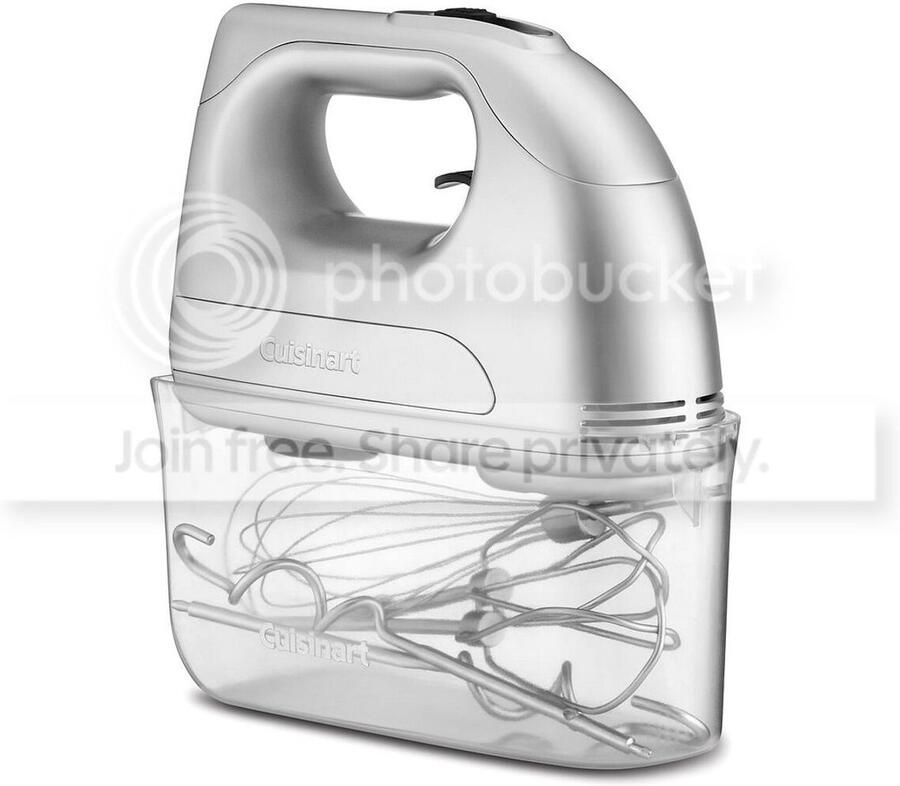 Cuisinart Power Advantage Handmixer Mixer met 7 snelheden Inclusief deeghaken klopper en garde Zilver RVS