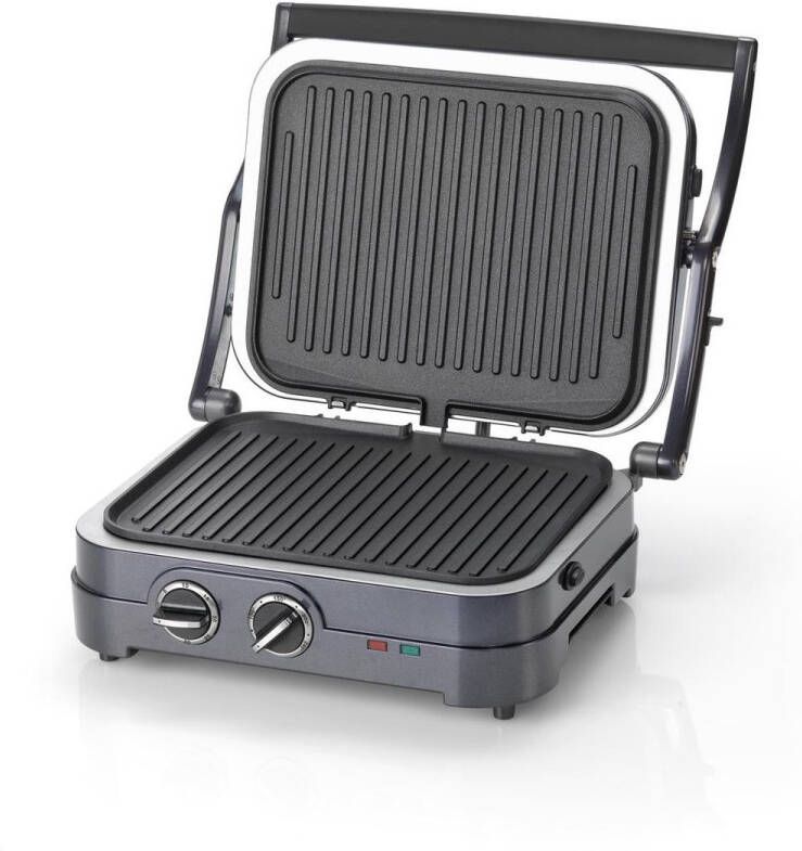 Cuisinart Griddle & Grill 3-in-1 Contactgrill GR47BE Grill BBQ en Panini Plancha bakplaat PFOA free coating Anti-aanbaklaag Tot 240°C - Foto 2