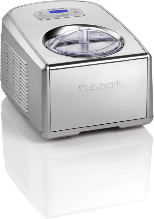 Cuisinart Ice Cream & Gelato Professional Ijsmachine ICE100E 2 mengpeddels Professionele Compressor 1.5 Liter Zilvergrijs - Foto 3