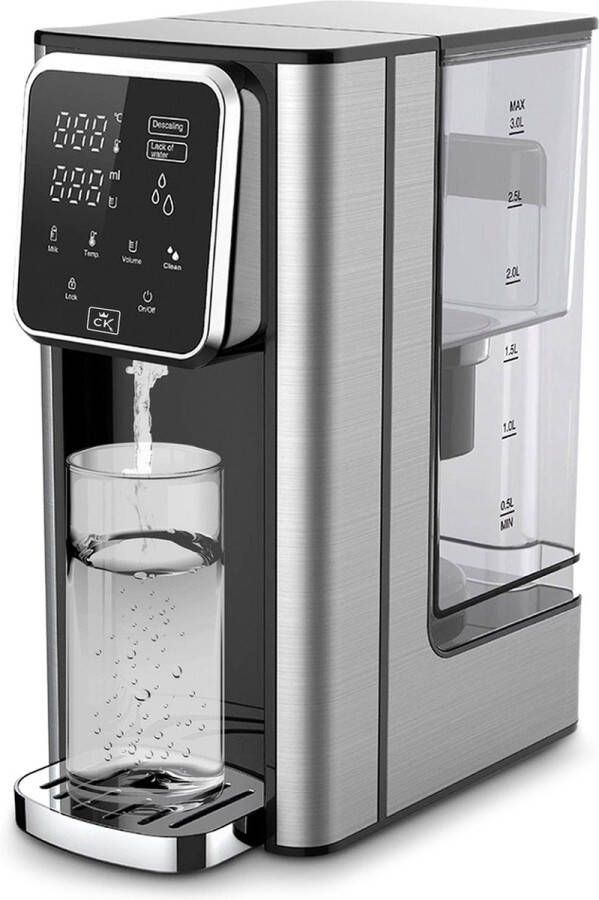 Cuisine King CuisineKing Heetwaterdispenser V2 4.0L Touch Display Warm Waterdispenser 2600W Instant Waterkoker Heetwatertap Incl. Filter - Foto 2