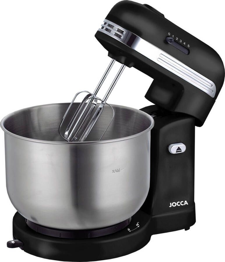 Currentgoodz Keukenmachine Keuken Mixer Blender Voedsel Mixer Deeg Kneder 5 Standen 350W Zwart 3.5 Liter