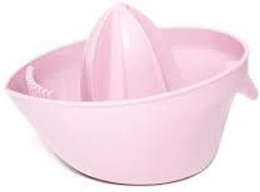 Curver Essentials Handmatige Citruspers – Roze Transparant – 17 8 cm – Ergonomisch & Duurzaam – Sapcentrifuge