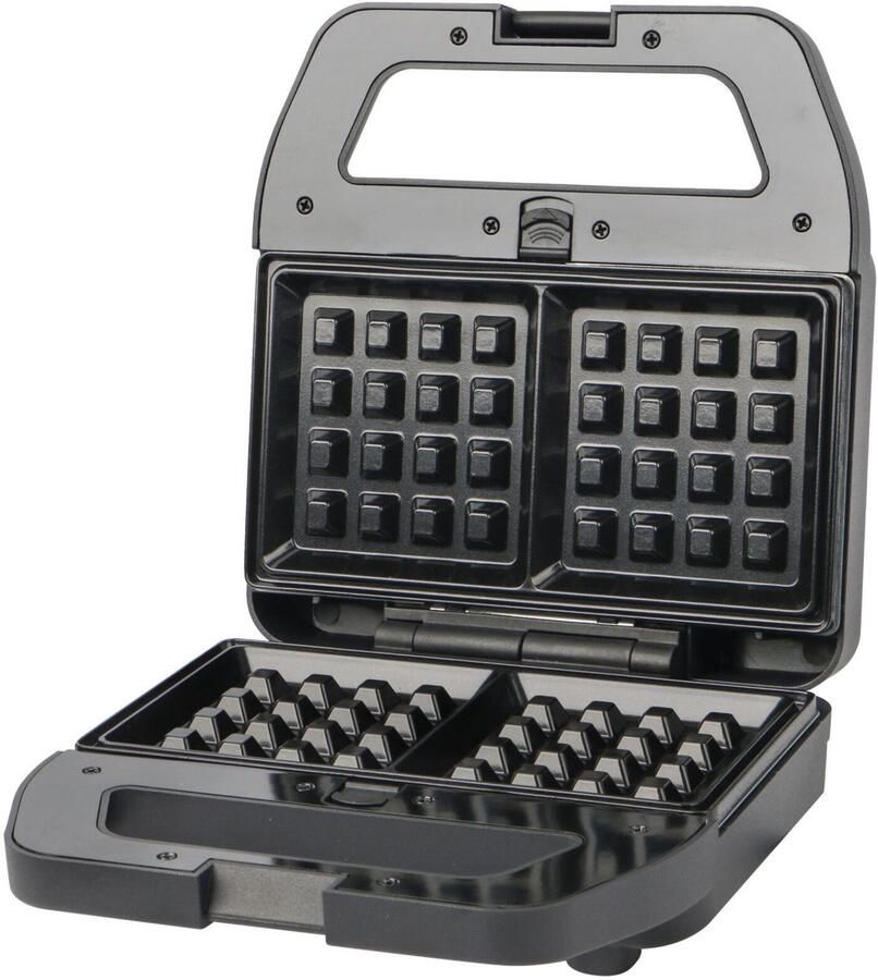 Daily Home Tosti Wafelijzer Set Zwart