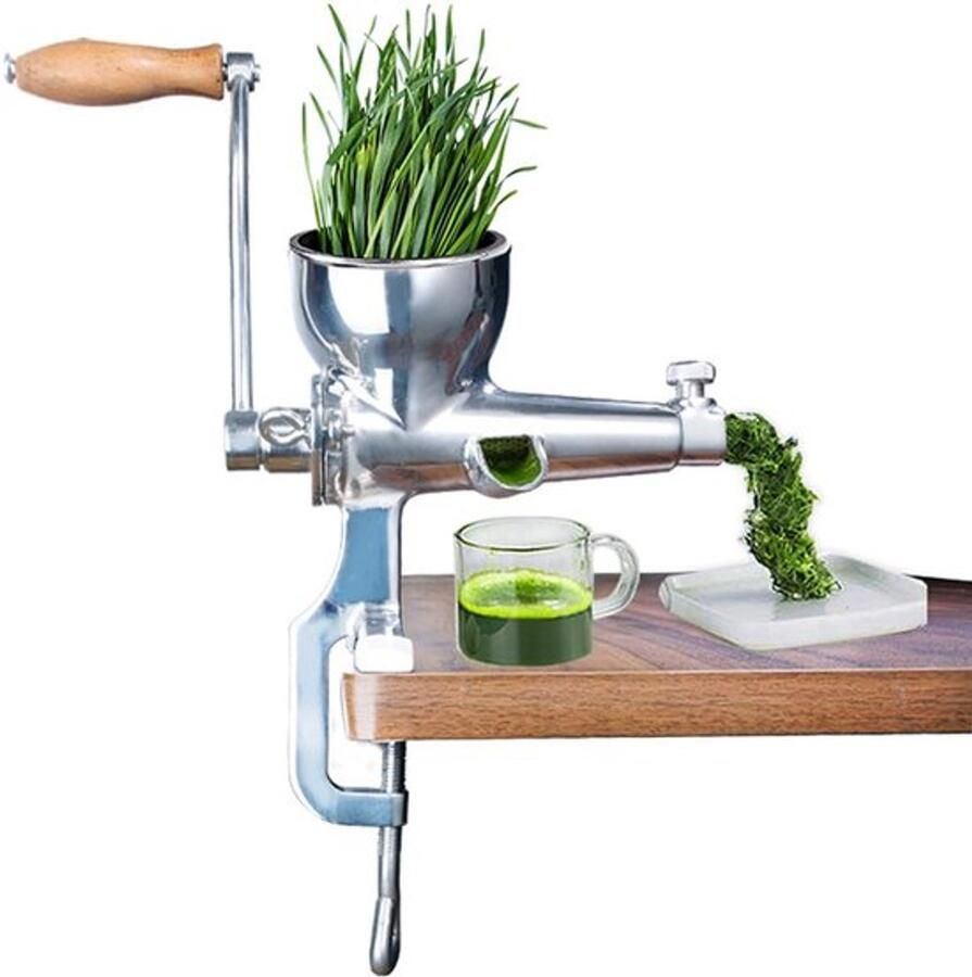 Dailygoods Handmatige sapcentrifuge voor tarwebeschaving roestvrij