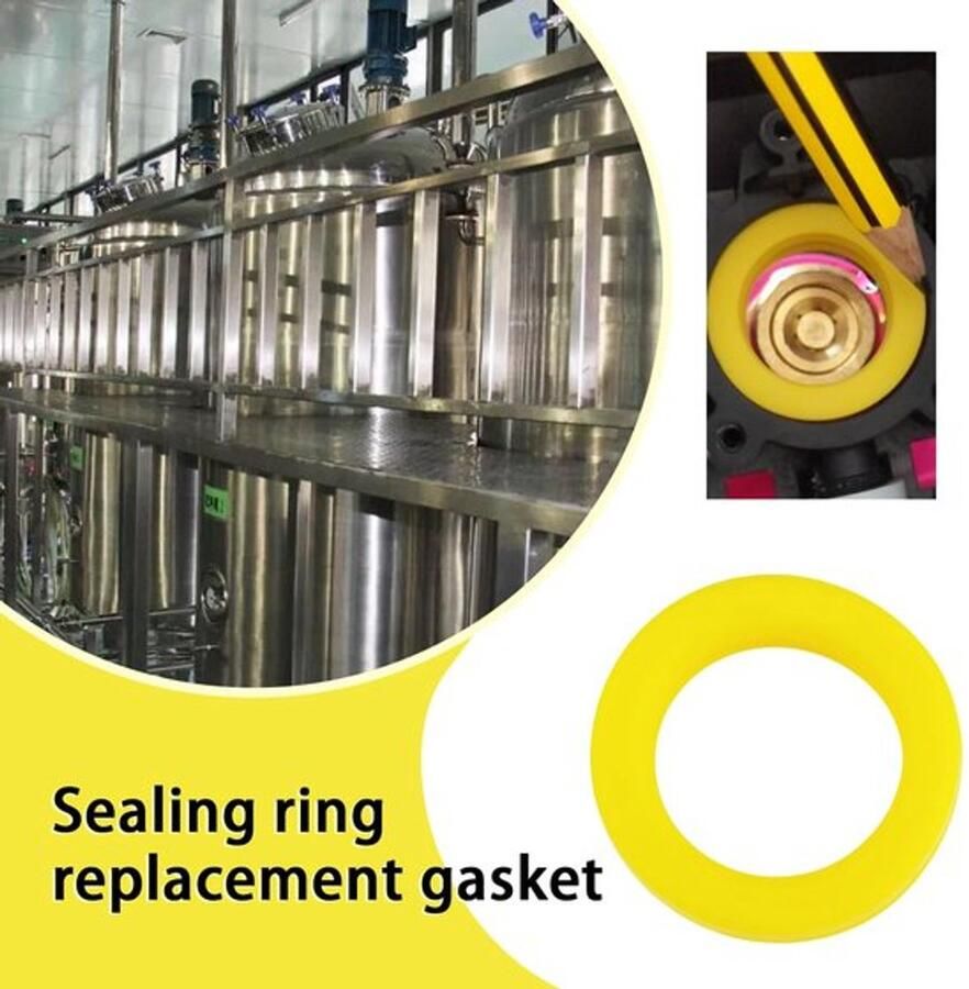 Dailygoody Afdichting Pakkingen Watercarbonator O-ringen Geel